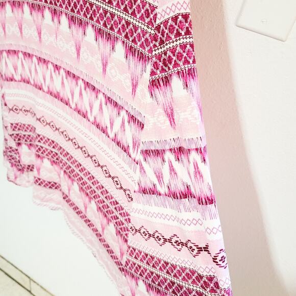 Style & Co New tribal Aztec stripe print sleeveless flowy swing dress size XS - Picture 4 of 9